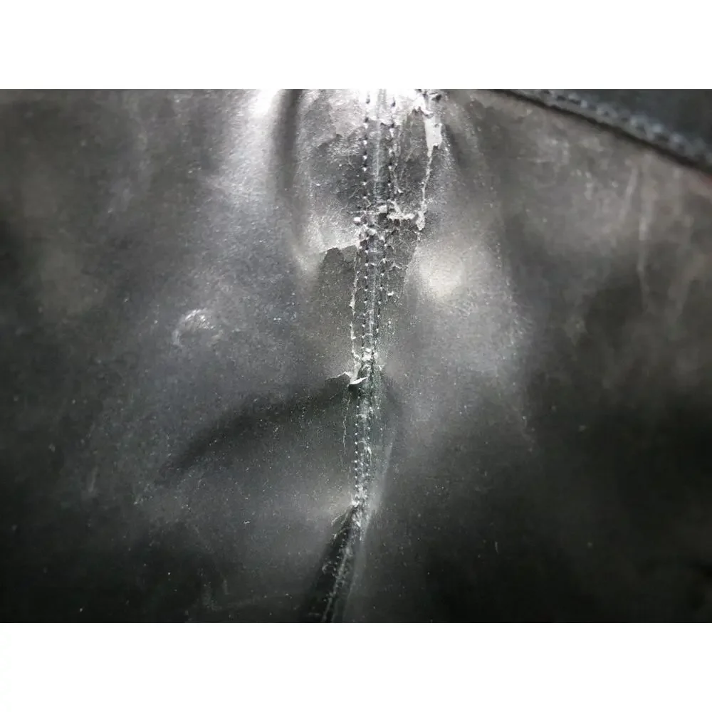 Lands' End Boots Womens 7.5 B Black Tall Leather Pull On